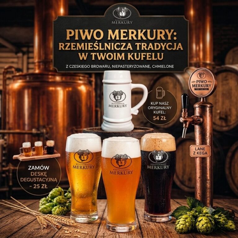 Piwo Merkury – autorski smak naszej restauracji
